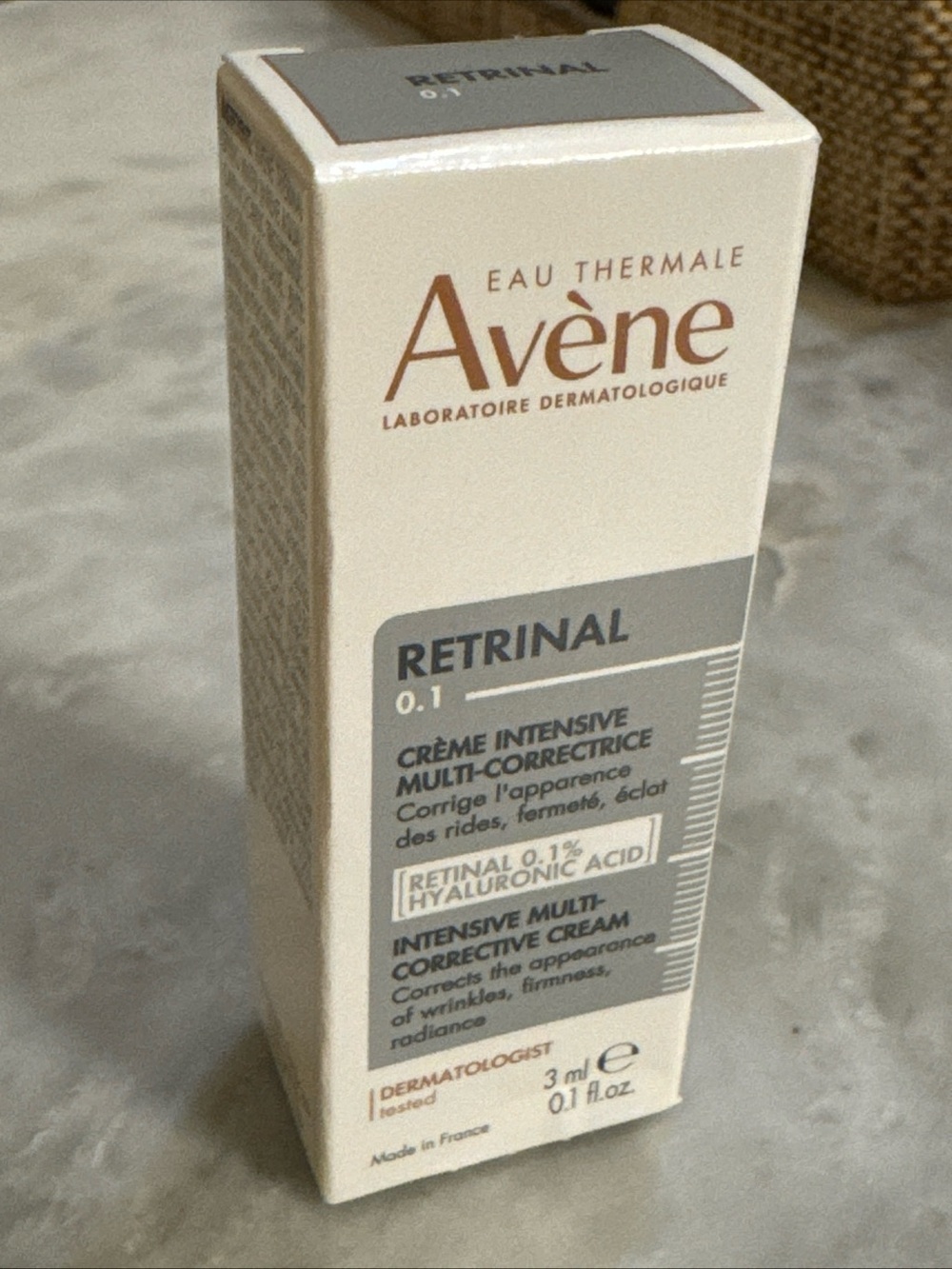 Avene Retrinal 0.1 Intensive Multi-Corrective Cream travel SZ new